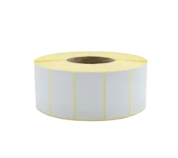 ТЕРМОТРАНСФЕРНИ ЕТИКЕТИ НА РОЛКА - 60,0 mm x 45,0 mm - РОЛКА 72,6 мм - 3000 броя на ролка - без перфорация - PN B00100 - OUTLET - GENTLE