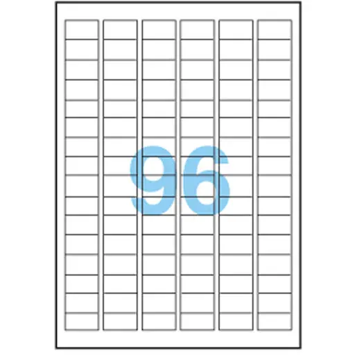 ΓΕΝΙΚΗΣ ΧΡΗΣΗΣ ΕΤΙΚΕΤΕΣ - 30,5 mm x 16,9 mm - 96 τεμάχια ανά φύλλο - 100 φύλλα - PN BR8832 - OUTLET - GENTLE