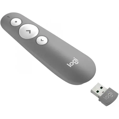 Безжичен презентер, Logitech R500s Laser Presentation Remote - GREY