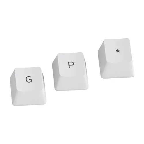 Капачки за клавиатура Glorious - 114 PBT Arctic White - image 1