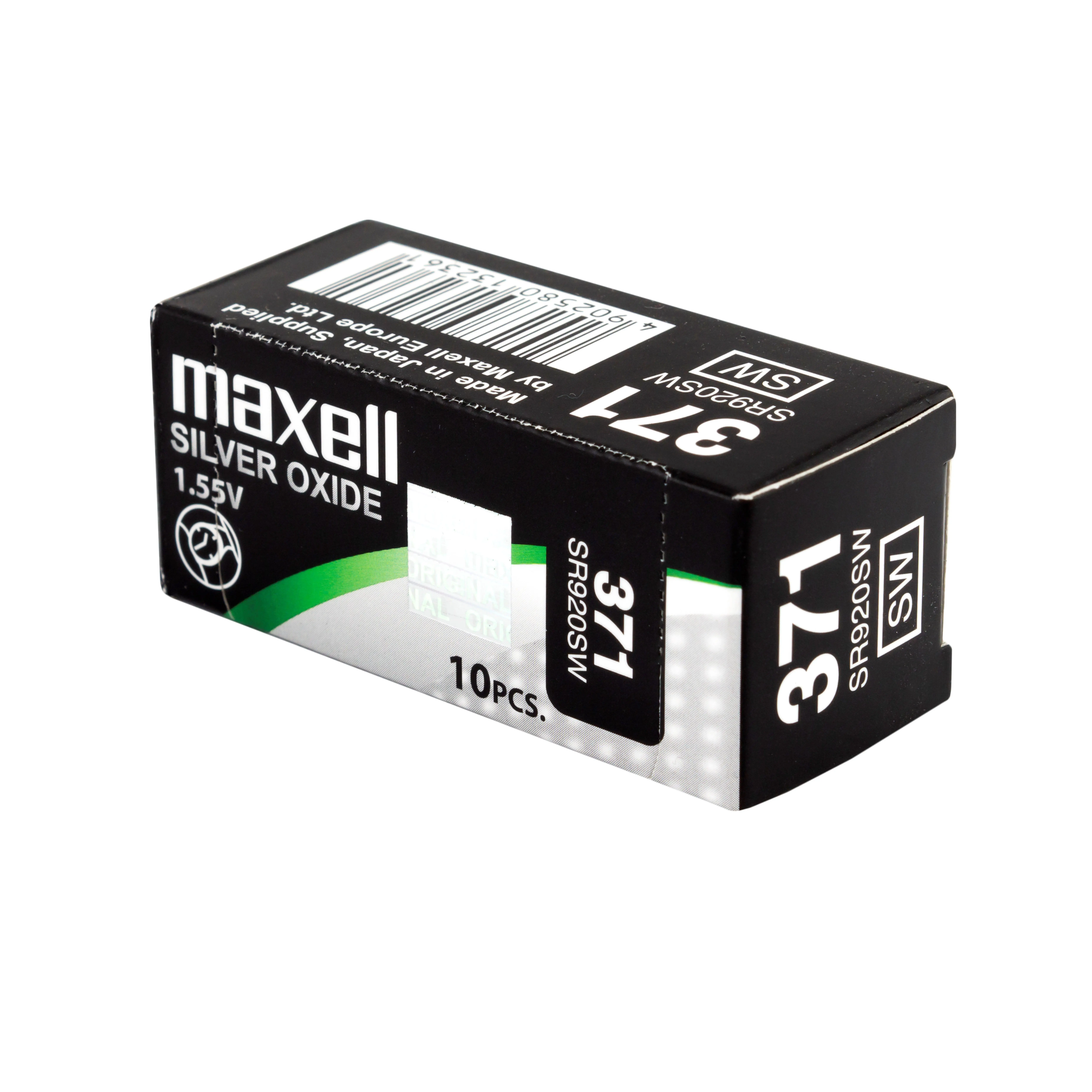 Μπαταρία κουμπί αργύρου MAXELL SR-920 SW /370/371/AG6 1.55V - image 2