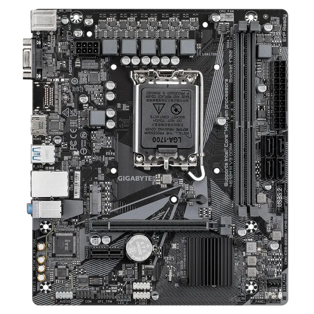 Дънна платка, GIGABYTE GB H610M H V3 DDR4 /LGA1700 - image 1