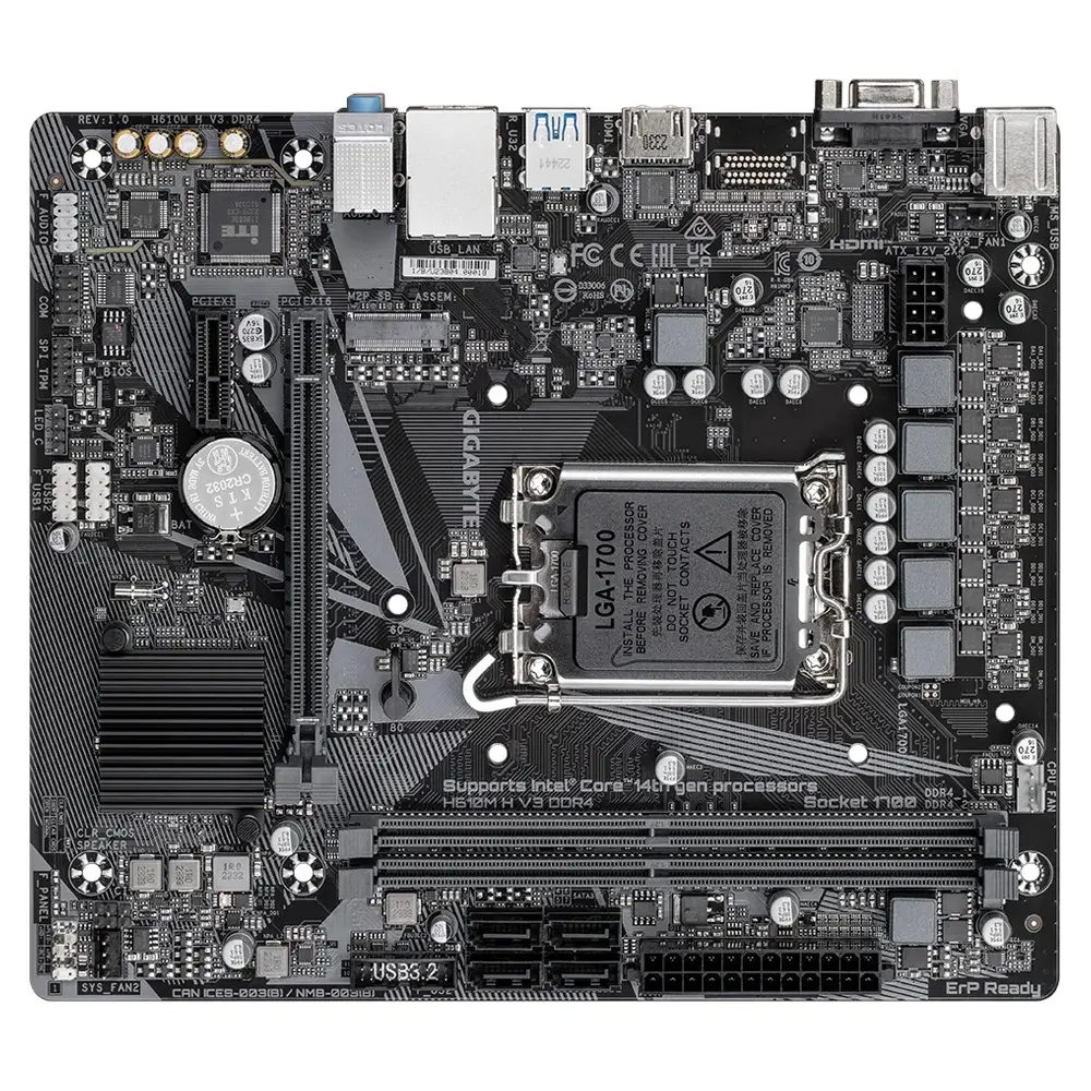 Placă de bază, GIGABYTE GB H610M H V3 DDR4 /LGA1700 - image 3