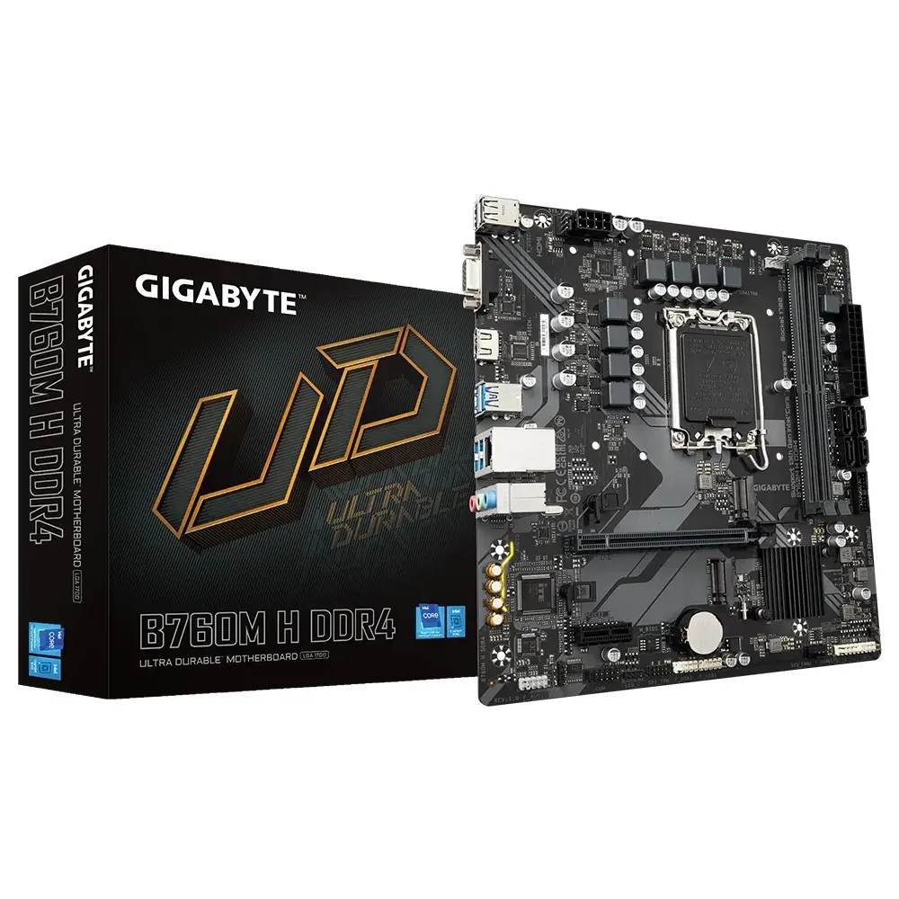 Дънна платка, GIGABYTE GB B760M H DDR4 / LGA1700