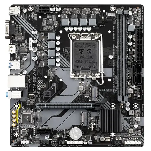 Μητρική κάρτα, GIGABYTE GB B760M H DDR4 / LGA1700 - 2