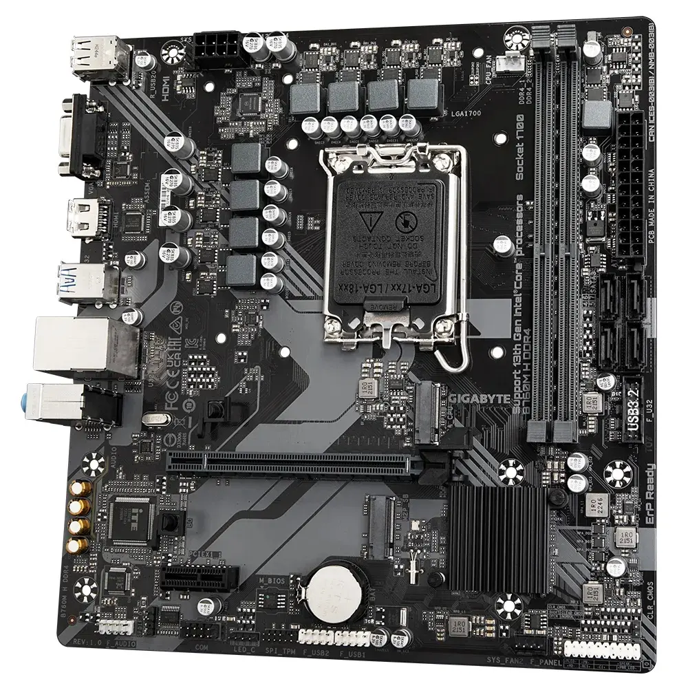 Дънна платка, GIGABYTE GB B760M H DDR4 / LGA1700 - image 2
