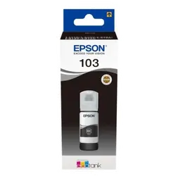 БУТИЛКА МАСТИЛО ЗА EPSON L1110/L3100/L3101/L3110/L3150/L5190 - /103/ - EcoTank - Black - Ink Bottle - PN C13T00S14A