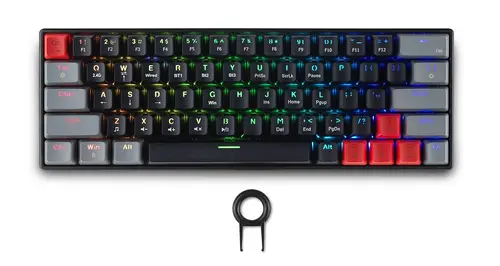 Геймърска безжична клавиатура Spartan Gear Pegasus 2 RGB Black/Grey - image 1
