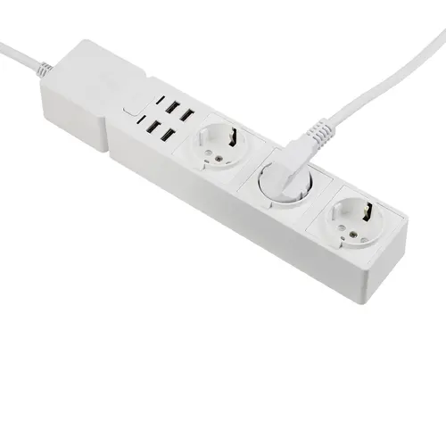 Priză smart Edimax SP-1123WT 3 locuri pentru utilizare în interior + 4x USB, WiFi - 3