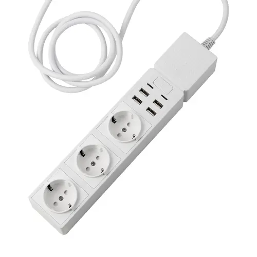 Έξυπνο πολύπριζο Edimax SP-1123WT 3 υποδοχές για εσωτερική χρήση + 4x USB, WiFi - 1