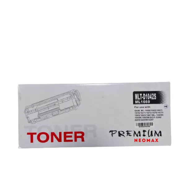 Κασέτα για SAMSUNG ML 1660/1661/1665/1666/1670/1671/1675/1860/1865/1865W/SCX 3200/3201/3205/3210/3217/3218 - MLT-D1042S (MLTD1042S) - SU737A - Μαύρο