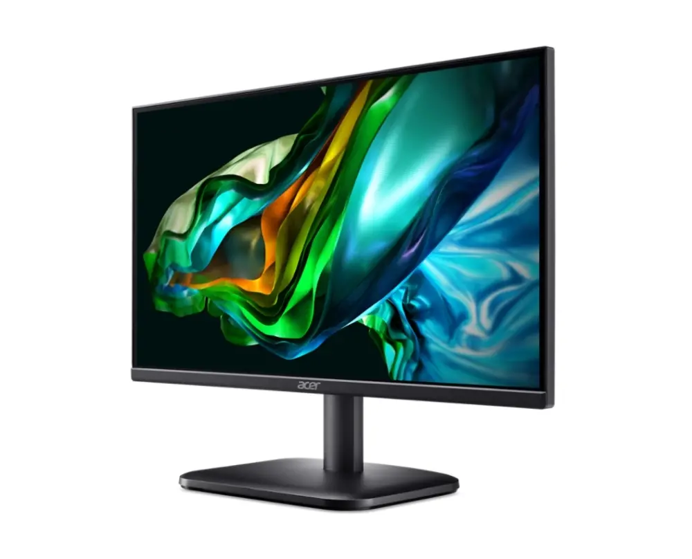 Монитор, Acer EK251QEbi 24.5" Wide IPS ZeroFrame, Full HD 1920x1080, Freesync, Anti-Glare, 1ms VRB, 100Hz, 100M:1, 250 cd/m2, VGA, HDMI, VESA, Tilt, Black - image 2