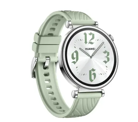 Часовник, Huawei Watch GT4 Green, Aurora-B19FG, Fluoroelastomer Strap, 41mm, GPS, Heart Rate Monitor, SPO2 - image 2