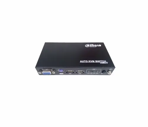 KVM комутатор Dahua KVM0801VM-E100, 8-channel, VGA, USB