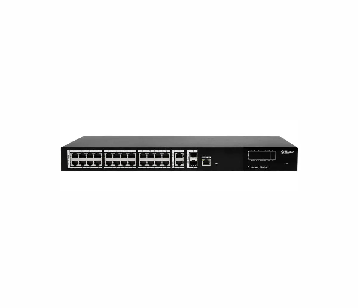 Комутатор Dahua PFS4228-24T, 24FE+2GE+2GE SFP, Web управляем - image 2