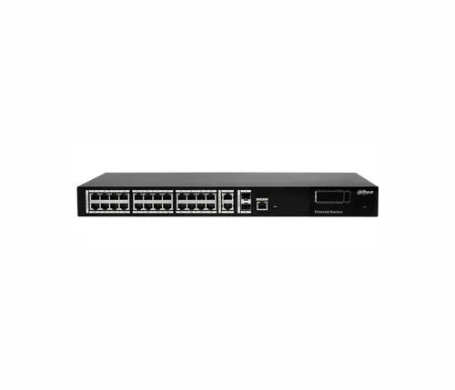 Комутатор Dahua PFS4228-24T, 24FE+2GE+2GE SFP, Web управляем - image 2