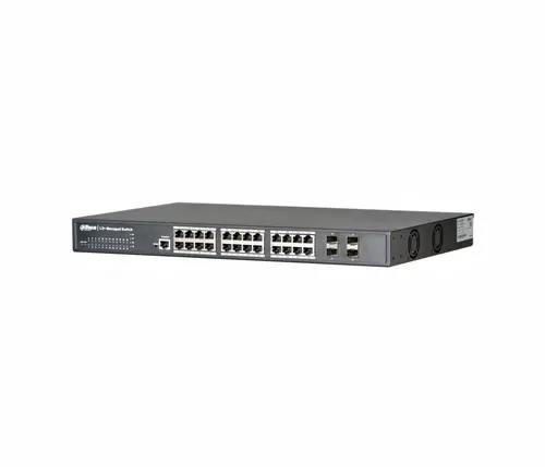 Комутатор Dahua PFS5424-24T, 20GE+4GE SFP(combo), L2+, Web, SNMP, CLI