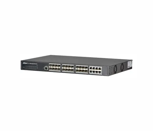 Комутатор Dahua PFS5924-24X, 24xSFP слота, 8xGbE, L2+ управляем - image 1
