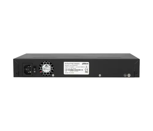 Switch Dahua S1000-8TP, 8FE PoE, 1GE, 1xSFP slot, Hi-PoE, 120W - 3