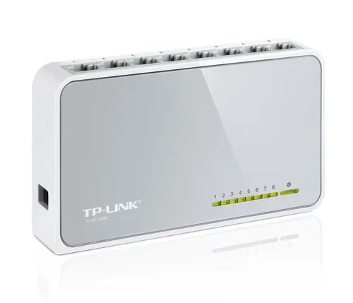 Switch TP-LINK TL-SF1008D, 8 porturi 10/100Mbps, neadministrabil, de birou - 2