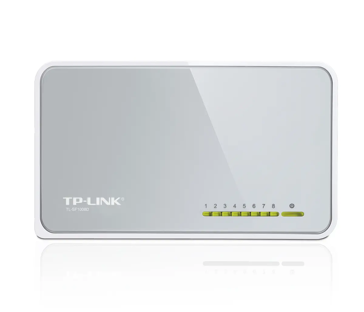 Комутатор TP-LINK TL-SF1008D, 8-порта 10/100Mbps, неуправляем, настолен - image 2