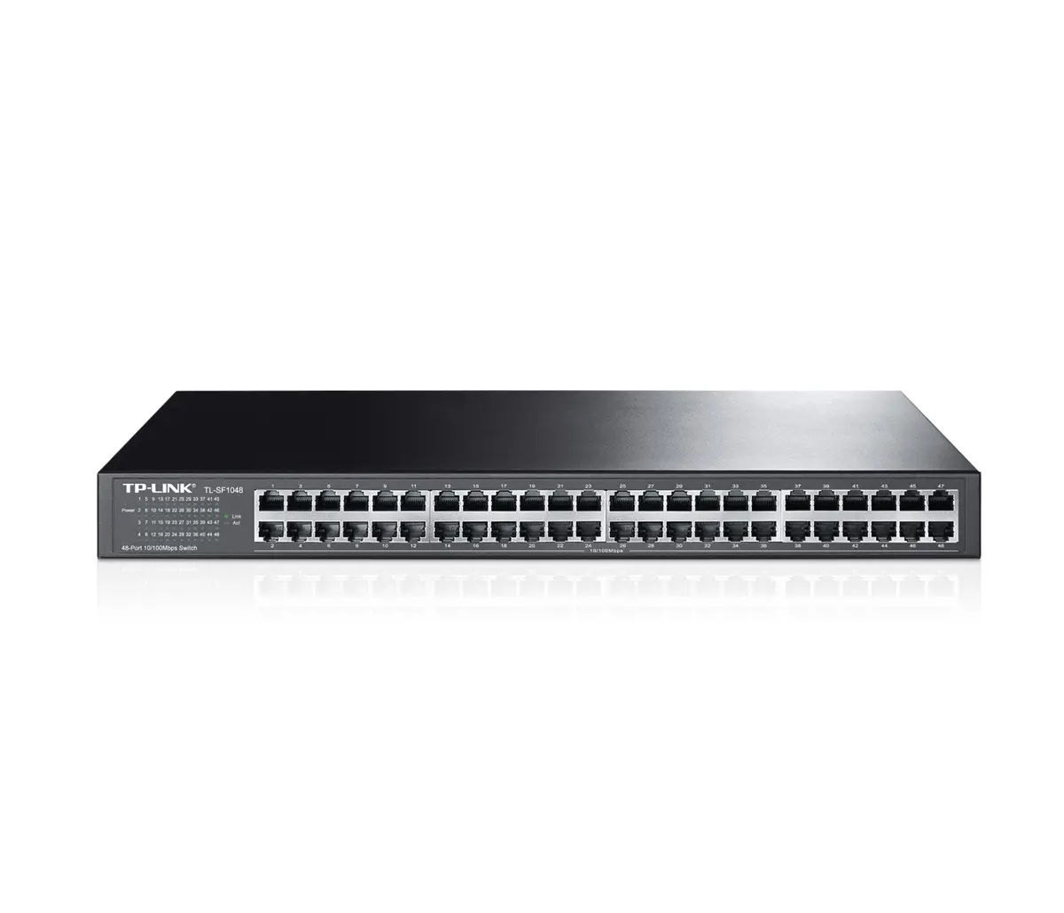 Комутатор TP-LINK TL-SF1048, 48-портa FE, неуправляем, за монтаж в шкаф - image 4