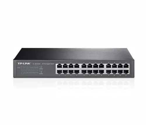Комутатор TP-Link TL-SG1024D, 24x 10/100/1000M RJ45 ports, metal