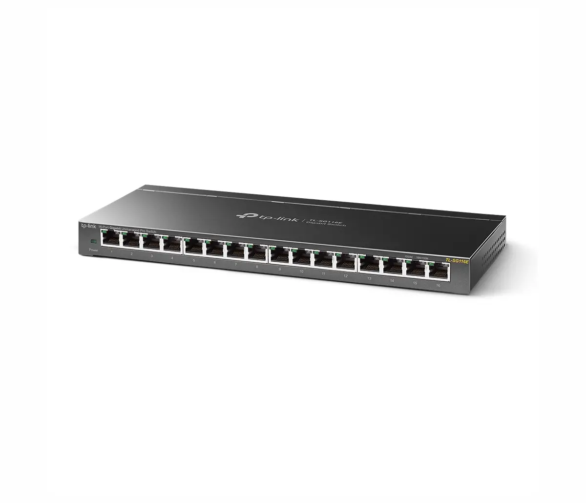 Комутатор TP-LINK TL-SG116E, 16x GbE портa, неуправляем, до 32 VLANs