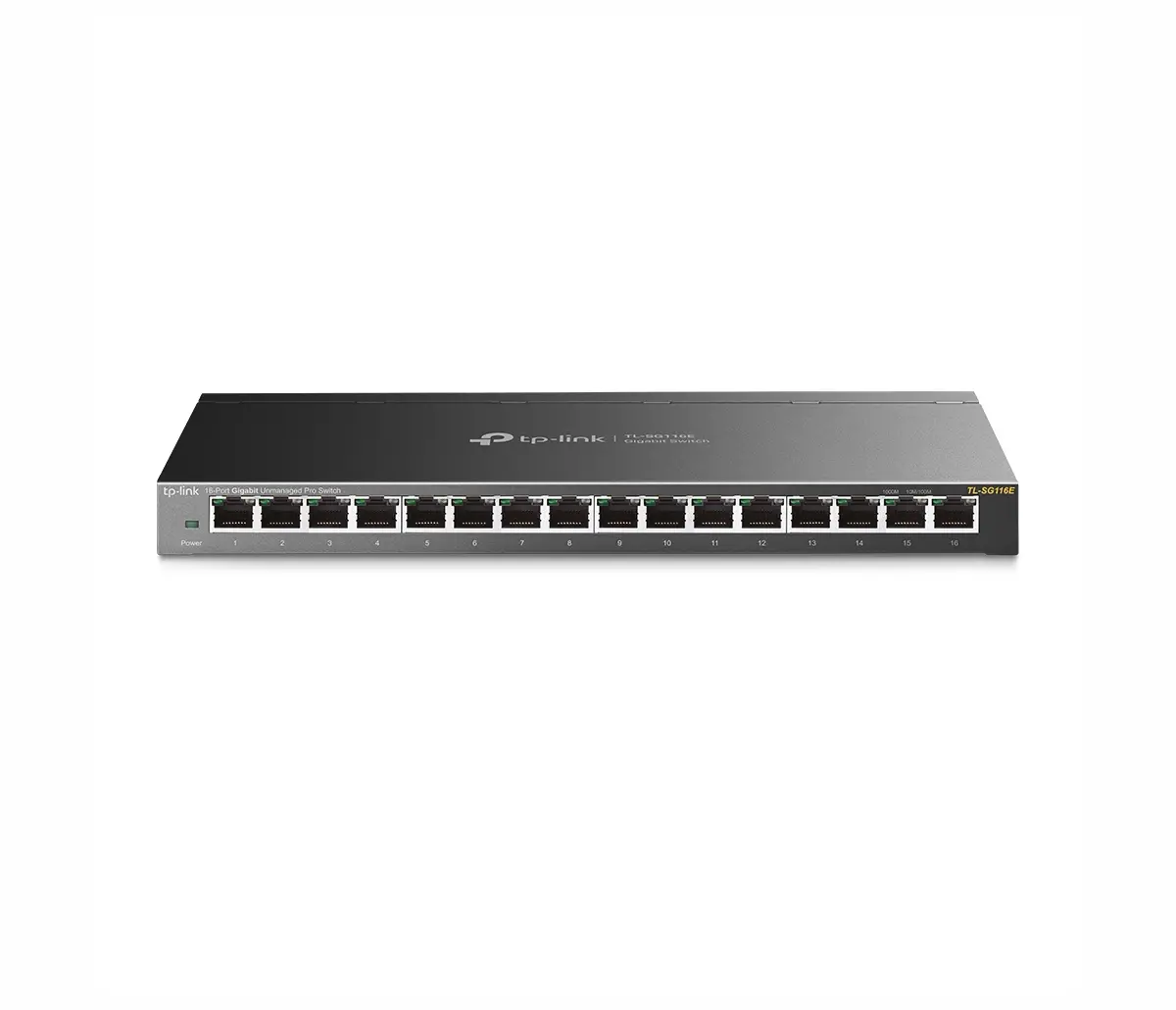 Комутатор TP-LINK TL-SG116E, 16x GbE портa, неуправляем, до 32 VLANs - image 1