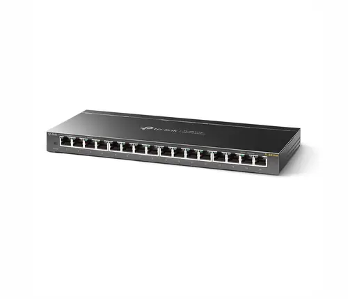 Комутатор TP-LINK TL-SG116E, 16x GbE портa, неуправляем, до 32 VLANs