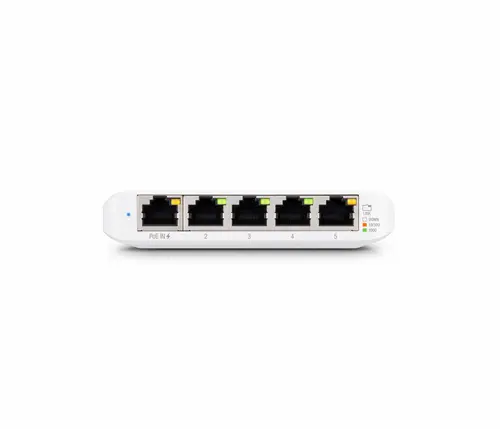 Комутатор Ubiquiti USW-Flex-Mini, 5x GbE, PoE in или 5V/1A USB-C, управляем - image 1