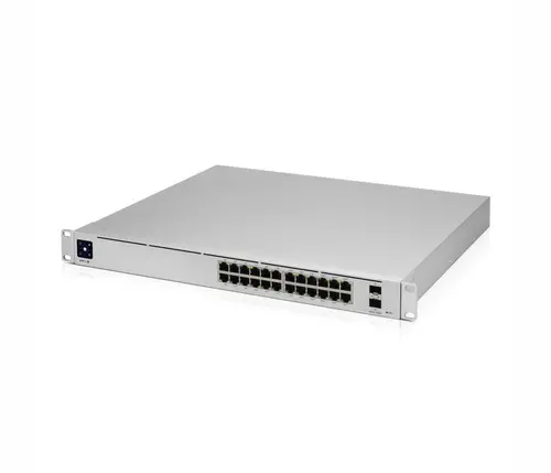 Комутатор Ubiquiti USW-Pro-24-POE, 24x Gbit PoE+, 8x GBit PoE++, 2xSFP+ слота