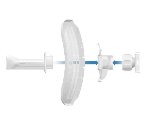 Точка за достъп Ubiquiti LBE-M5-23, 5HHz, 23dBi, до 100Mbps+, 25dBm, PTP, 30к - image 2