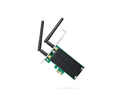 Ασύρματος προσαρμογέας TP-LINK Archer T4E, AC1200, διπλής ζώνης, PCI Express, 2x εξωτερικές κεραίες - 1