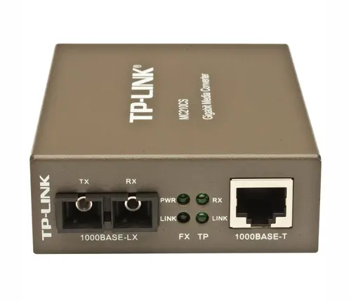 Конвертор TP-LINK MC210CS, 1000Mbps RJ45 към 1000Mbps SM SC влакно,15km - image 1