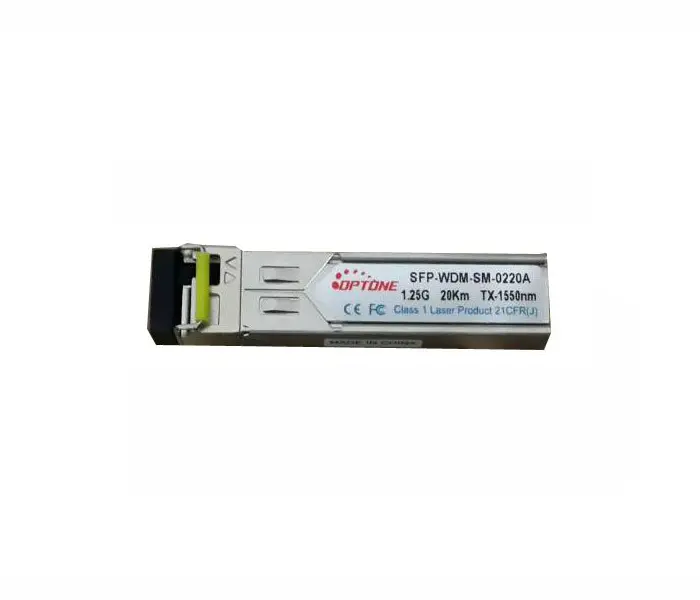 Оптичен модул Optone SFP-WDM-SM-0220A, 1.25G, T1550/R1310nm, LX, 20km, DDM, LC