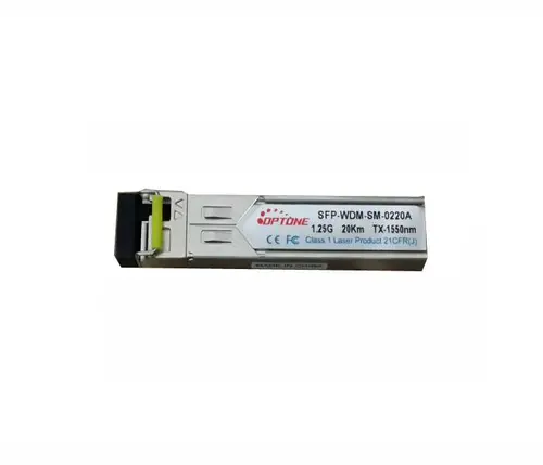 Οπτικό module Optone SFP-WDM-SM-0220A, 1.25G, T1550/R1310nm, LX, 20km, DDM, LC - 1