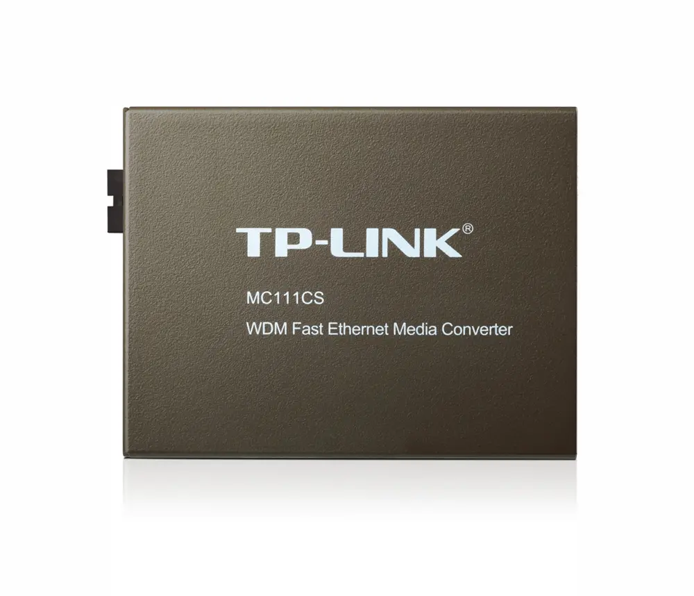 Конвертор TP-LINK MC111CS, 10/100M RJ45 към 100M SM SC влакно, Tx1550/ Rx1310nm, - image 1