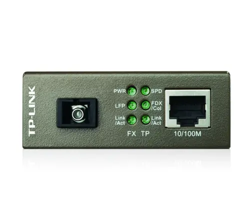 Convertor TP-LINK MC111CS, 10/100M RJ45 la fibră optică 100M SM SC, Tx1550/ Rx1310nm - 3