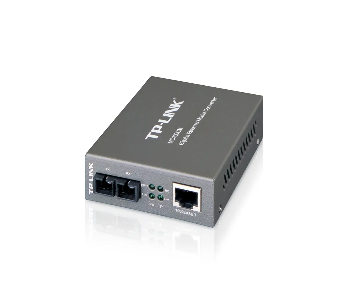 Μετατροπέας TP-LINK MC200CM, 1000Mbps RJ45 σε οπτική ίνα multi-mode SC 1000Mbps, 550m