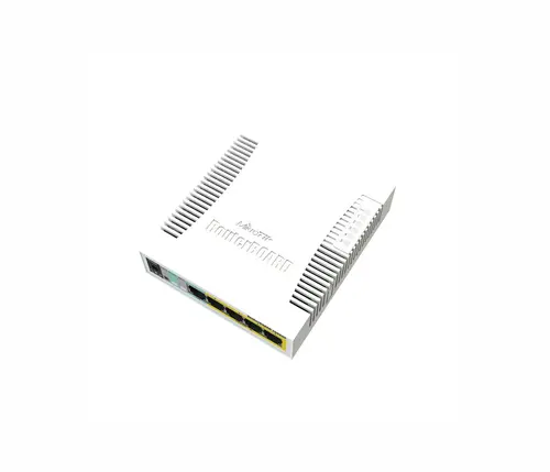 Комутатор MikroTik CSS106-1G-4P-1S, RB260GSP, 5xGE, 1xSFP, PoE in/out, SwOS