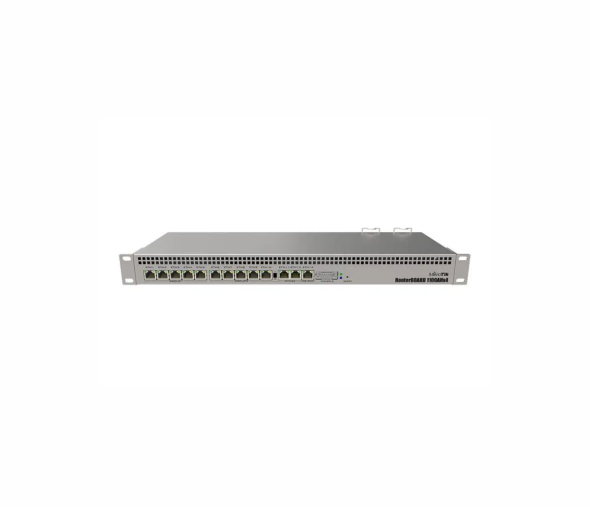 Рутер MikroTik RB1100x4, 1100AHx4, 1.4GHz, 1GB, 13xGE, 1xRS232, 1U