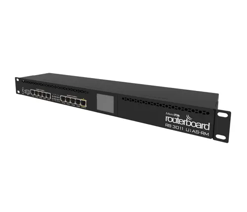 Рутер MikroTik RB3011UiAS-RM, 1.4GHz, 1GB, 10xGE, 1xSFP, PoE in/out, USB 3.0 - image 1