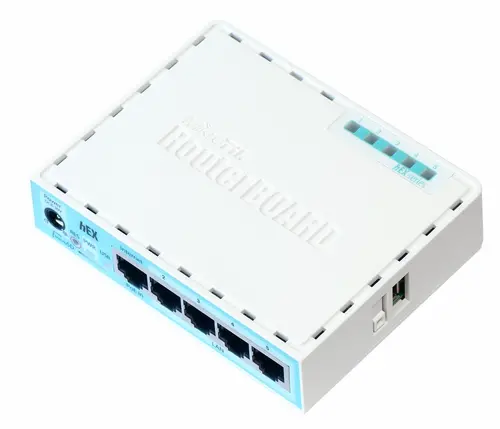 Δρομολογητής MikroTik RB750Gr3, hEX, 256MB, 5xGE, RouterOS L4, πλαστική θήκη, τροφοδοτικό, USB - 1
