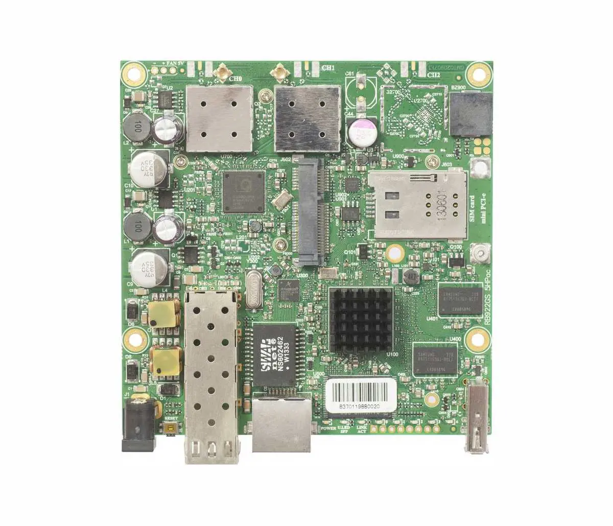 Router Mikrotik RB922UAGS-5HPacD, 1xGbit, USB, 1xSFP, miniPCIe, υποδοχή SIM