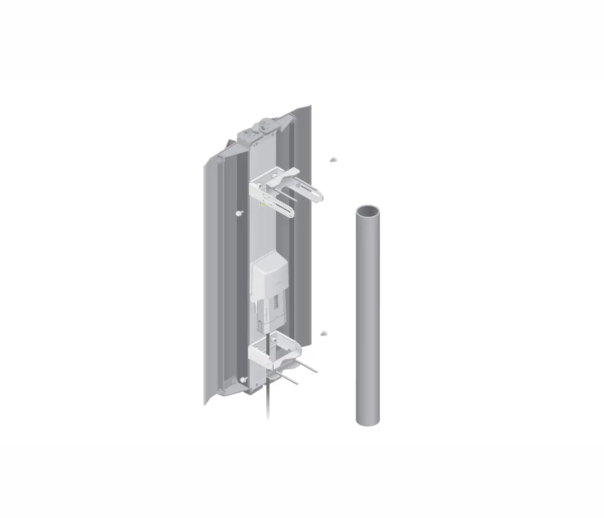 Κεραία Ubiquiti AM-2G16-90, 2GHz 2x2 MIMO AirMax, 16dBi, 90 deg, Rocket Kit - image 3