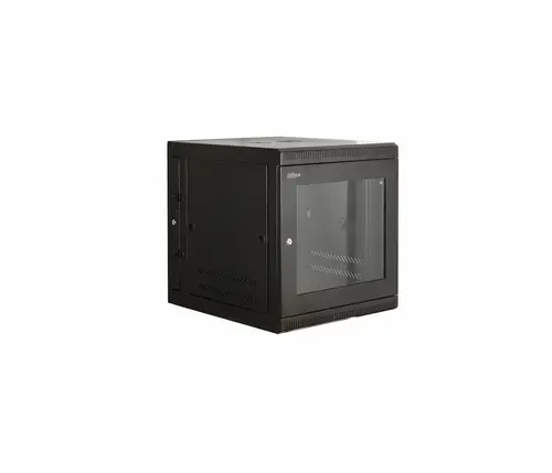 Шкаф Dahua 12U*600*800*650, за стенен монтаж, двусекционен, черен