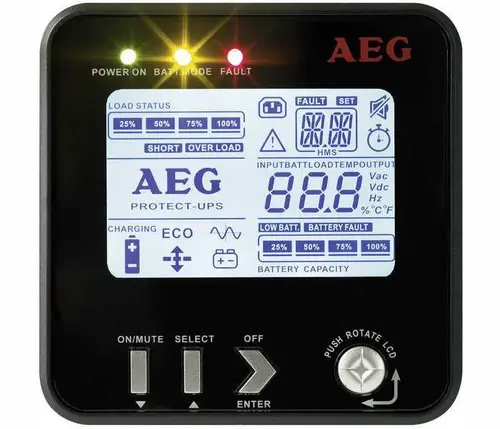 UPS AEG Protect B.PRO 1800 VA / 1620 W, Tower ТЗИ - image 1