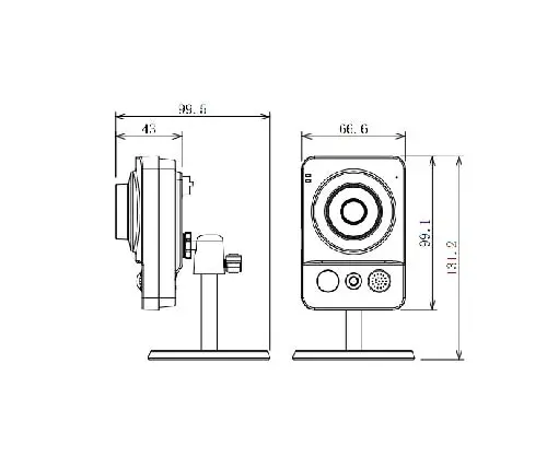 Камера Dahua IPC-KW100AP, 1.3MP, 720p, indoor, ден/нощ - image 1