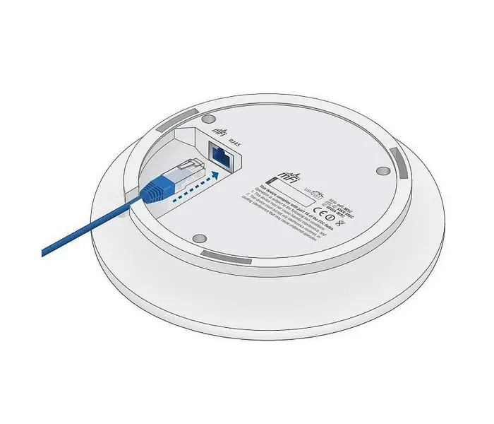 Senzor de mișcare Ubiquiti mFi-MSC, cu fir, 1 x RJ45, montaj pe tavan - image 2